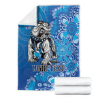 Personalised Bulldogs NAIDOC Week 2024 Blanket Aboriginal Fire Burning Sparks