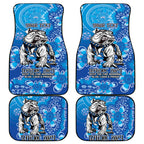 Personalised Bulldogs NAIDOC Week 2024 Car Mats Aboriginal Fire Burning Sparks