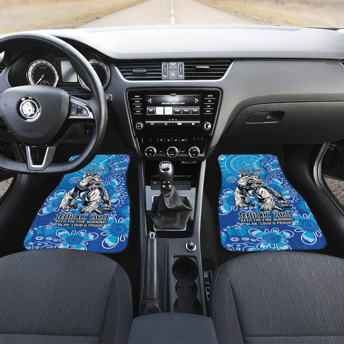 Personalised Bulldogs NAIDOC Week 2024 Car Mats Aboriginal Fire Burning Sparks