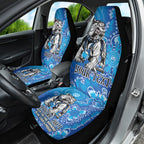 Personalised Bulldogs NAIDOC Week 2024 Car Seat Cover Aboriginal Fire Burning Sparks