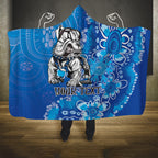 Personalised Bulldogs NAIDOC Week 2024 Hooded Blanket Aboriginal Fire Burning Sparks