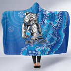 Personalised Bulldogs NAIDOC Week 2024 Hooded Blanket Aboriginal Fire Burning Sparks
