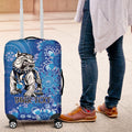 Personalised Bulldogs NAIDOC Week 2024 Luggage Cover Aboriginal Fire Burning Sparks