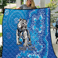 Personalised Bulldogs NAIDOC Week 2024 Quilt Aboriginal Fire Burning Sparks