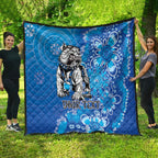Personalised Bulldogs NAIDOC Week 2024 Quilt Aboriginal Fire Burning Sparks