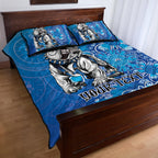 Personalised Bulldogs NAIDOC Week 2024 Quilt Bed Set Aboriginal Fire Burning Sparks