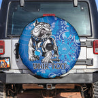 Personalised Bulldogs NAIDOC Week 2024 Spare Tire Cover Aboriginal Fire Burning Sparks