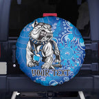 Personalised Bulldogs NAIDOC Week 2024 Spare Tire Cover Aboriginal Fire Burning Sparks