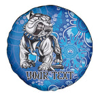 Personalised Bulldogs NAIDOC Week 2024 Spare Tire Cover Aboriginal Fire Burning Sparks