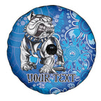 Personalised Bulldogs NAIDOC Week 2024 Spare Tire Cover Aboriginal Fire Burning Sparks