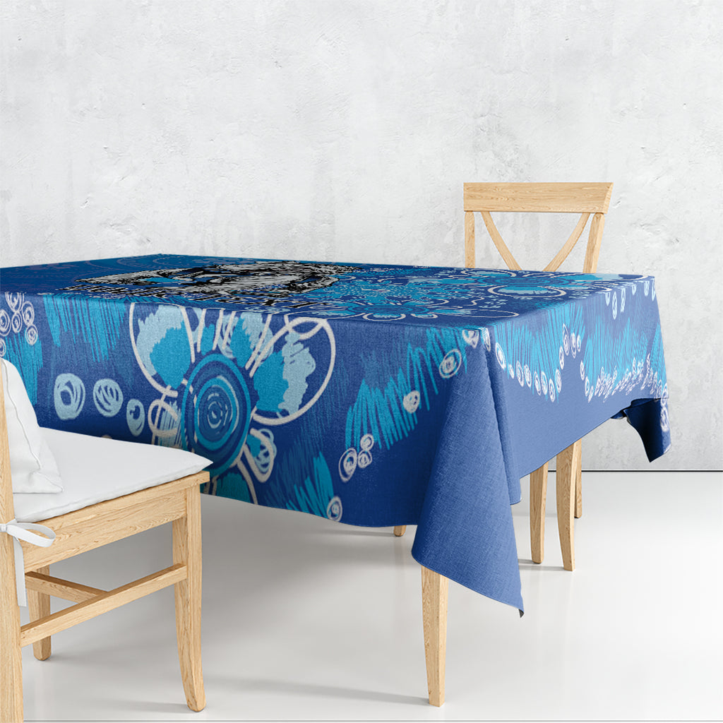 Personalised Bulldogs NAIDOC Week 2024 Tablecloth Aboriginal Fire Burning Sparks