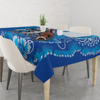 Personalised Bulldogs NAIDOC Week 2024 Tablecloth Aboriginal Fire Burning Sparks