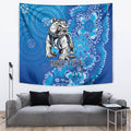 Personalised Bulldogs NAIDOC Week 2024 Tapestry Aboriginal Fire Burning Sparks