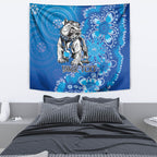 Personalised Bulldogs NAIDOC Week 2024 Tapestry Aboriginal Fire Burning Sparks