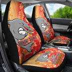 Personalised Dolphins NAIDOC Week 2024 Car Seat Cover Aboriginal Fire Burning Sparks