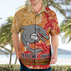 Personalised Dolphins NAIDOC Week 2024 Hawaiian Shirt Aboriginal Fire Burning Sparks