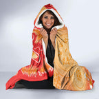 Personalised Dolphins NAIDOC Week 2024 Hooded Blanket Aboriginal Fire Burning Sparks