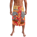 Personalised Dolphins NAIDOC Week 2024 Lavalava Aboriginal Fire Burning Sparks