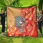 Personalised Dolphins NAIDOC Week 2024 Quilt Aboriginal Fire Burning Sparks