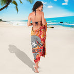 Personalised Dolphins NAIDOC Week 2024 Sarong Aboriginal Fire Burning Sparks