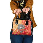 Personalised Dolphins NAIDOC Week 2024 Shoulder Handbag Aboriginal Fire Burning Sparks