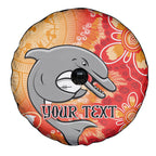 Personalised Dolphins NAIDOC Week 2024 Spare Tire Cover Aboriginal Fire Burning Sparks