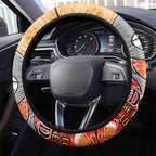 Dolphins NAIDOC Week 2024 Steering Wheel Cover Aboriginal Fire Burning Sparks