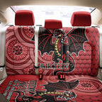 Personalised Dragons NAIDOC Week 2024 Back Car Seat Cover Aboriginal Fire Burning Sparks