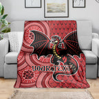 Personalised Dragons NAIDOC Week 2024 Blanket Aboriginal Fire Burning Sparks