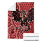 Personalised Dragons NAIDOC Week 2024 Blanket Aboriginal Fire Burning Sparks