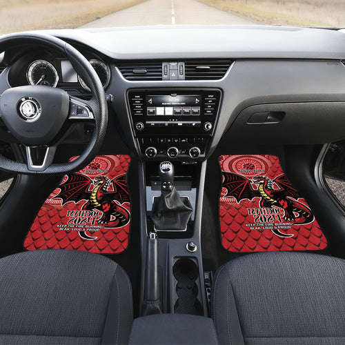 Personalised Dragons NAIDOC Week 2024 Car Mats Aboriginal Fire Burning Sparks