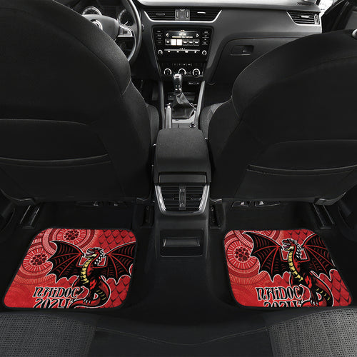 Personalised Dragons NAIDOC Week 2024 Car Mats Aboriginal Fire Burning Sparks