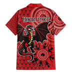 Personalised Dragons NAIDOC Week 2024 Family Matching Mermaid Dress and Hawaiian Shirt Aboriginal Fire Burning Sparks
