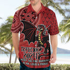 Personalised Dragons NAIDOC Week 2024 Hawaiian Shirt Aboriginal Fire Burning Sparks