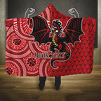 Personalised Dragons NAIDOC Week 2024 Hooded Blanket Aboriginal Fire Burning Sparks