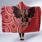 Personalised Dragons NAIDOC Week 2024 Hooded Blanket Aboriginal Fire Burning Sparks