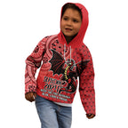 Personalised Dragons NAIDOC Week 2024 Kid Hoodie Aboriginal Fire Burning Sparks