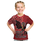 Personalised Dragons NAIDOC Week 2024 Kid T Shirt Aboriginal Fire Burning Sparks