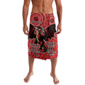 Personalised Dragons NAIDOC Week 2024 Lavalava Aboriginal Fire Burning Sparks