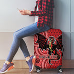 Personalised Dragons NAIDOC Week 2024 Luggage Cover Aboriginal Fire Burning Sparks
