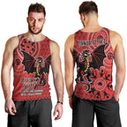 Personalised Dragons NAIDOC Week 2024 Men Tank Top Aboriginal Fire Burning Sparks