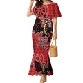 Personalised Dragons NAIDOC Week 2024 Mermaid Dress Aboriginal Fire Burning Sparks