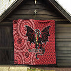 Personalised Dragons NAIDOC Week 2024 Quilt Aboriginal Fire Burning Sparks
