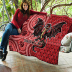 Personalised Dragons NAIDOC Week 2024 Quilt Aboriginal Fire Burning Sparks