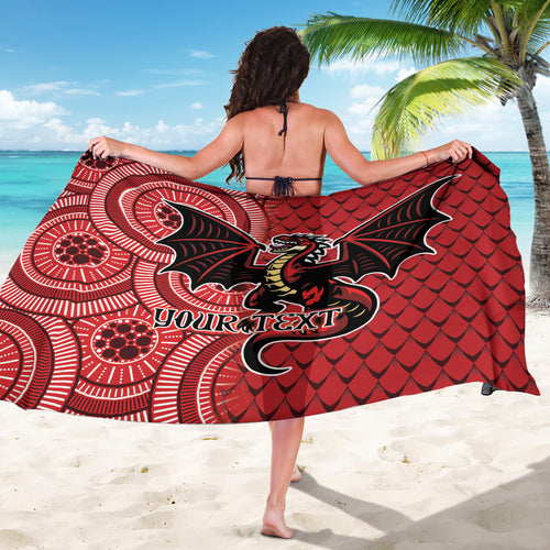 Personalised Dragons NAIDOC Week 2024 Sarong Aboriginal Fire Burning Sparks