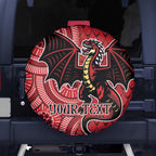 Personalised Dragons NAIDOC Week 2024 Spare Tire Cover Aboriginal Fire Burning Sparks