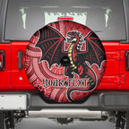 Personalised Dragons NAIDOC Week 2024 Spare Tire Cover Aboriginal Fire Burning Sparks