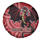Personalised Dragons NAIDOC Week 2024 Spare Tire Cover Aboriginal Fire Burning Sparks