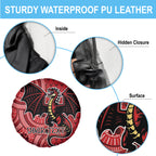 Personalised Dragons NAIDOC Week 2024 Spare Tire Cover Aboriginal Fire Burning Sparks