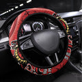 Dragons NAIDOC Week 2024 Steering Wheel Cover Aboriginal Fire Burning Sparks